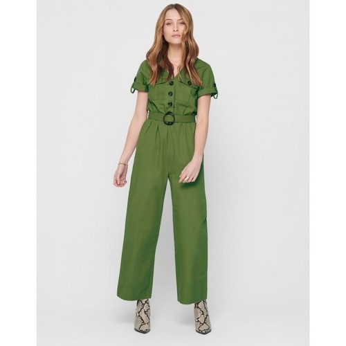 Odjeća Žene
 Kombinezoni i tregerice Only Helen Ancle Jumpsuit - Martini Olive Zelena