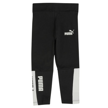 Odjeća Djevojčica Tajice Puma PUMA POWER COLORBLOCK HIGH WAIST LEGGING Crna