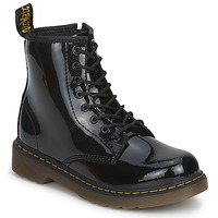 Obuća Djevojčica Polučizme Dr. Martens 1460 JR BLACK PATENT LAMPER Crna