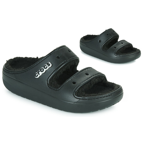 Obuća Natikače Crocs CLASSIC COZZY SANDAL Crna