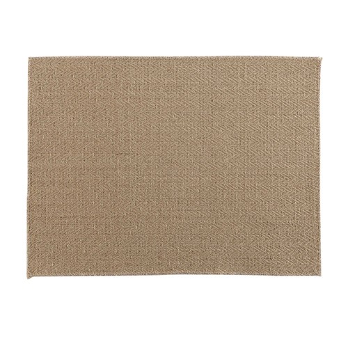 Dom Podmetači Douceur d intérieur 2 SETS DE TABLE 33 x 45 CM JUTE UNI MODALIE X2 Kaki