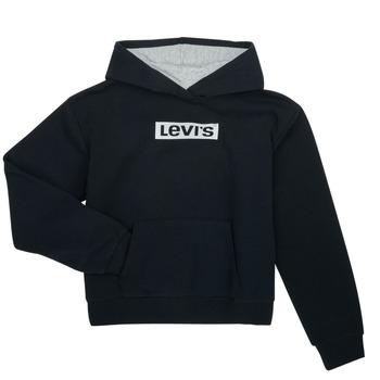 Odjeća Djevojčica Sportske majice Levi's MEET & GREET HOODIE Crna