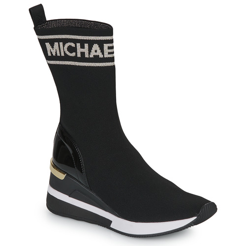 Obuća Žene
 Visoke tenisice MICHAEL Michael Kors SKYLER TALL BOOTIE Crna / Gold