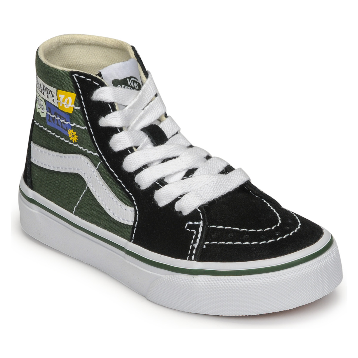 Obuća Djeca Visoke tenisice Vans UY SK8-HI TAPERED VR3 Crna / Kaki