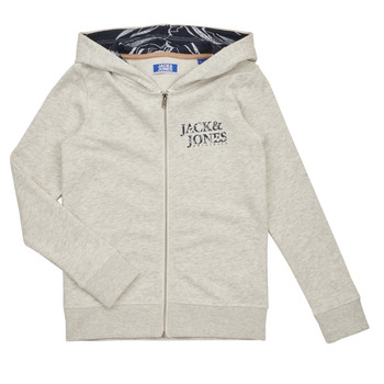 Odjeća Dječak
 Sportske majice Jack & Jones JORCRAYON SWEAT ZIP HOOD Bež