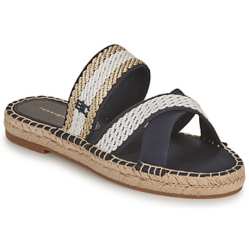 Obuća Žene
 Natikače Tommy Hilfiger GOLDEN WEBBING SANDAL Tamno plava