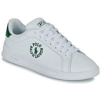 Obuća Niske tenisice Polo Ralph Lauren HRT CRT CL-SNEAKERS-HIGH TOP LACE Bijela / Zelena