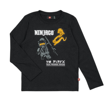 Odjeća Dječak
 Majice dugih rukava LEGO Wear  LWTAYLOR 624 - T-SHIRT L/S Crna