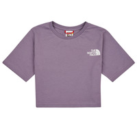 Odjeća Djevojčica Majice kratkih rukava The North Face Girls S/S Crop Simple Dome Tee Ljubičasta