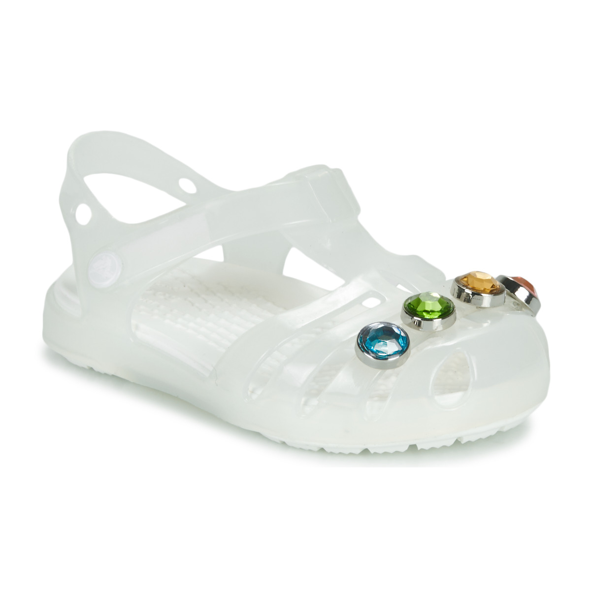 Obuća Djevojčica Sandale i polusandale Crocs Isabella Charm Sandal T Bijela