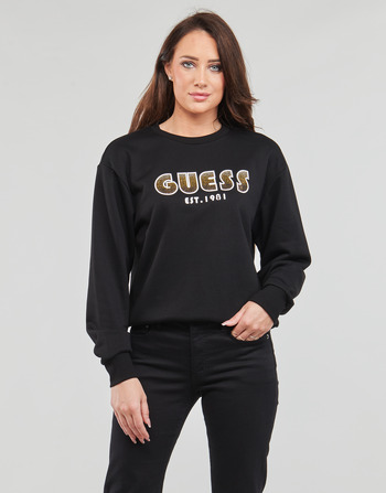 Odjeća Žene
 Sportske majice Guess CN SHADED LOGO SWEATSHIRT Crna