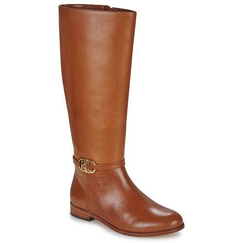 Obuća Žene
 Čizme za grad Lauren Ralph Lauren BRIDGETTE-BOOTS-TALL BOOT Boja konjaka