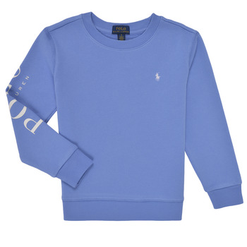 Odjeća Djeca Sportske majice Polo Ralph Lauren LS CN-KNIT SHIRTS-SWEATSHIRT Plava