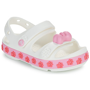 Obuća Djeca Sandale i polusandale Crocs Crocband Cruiser Pet Sandal T Bijela / Crvena