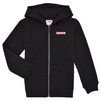 Odjeća Dječak
 Sportske majice Levi's LVN BOXTAB FULL ZIP HOODIE Crna