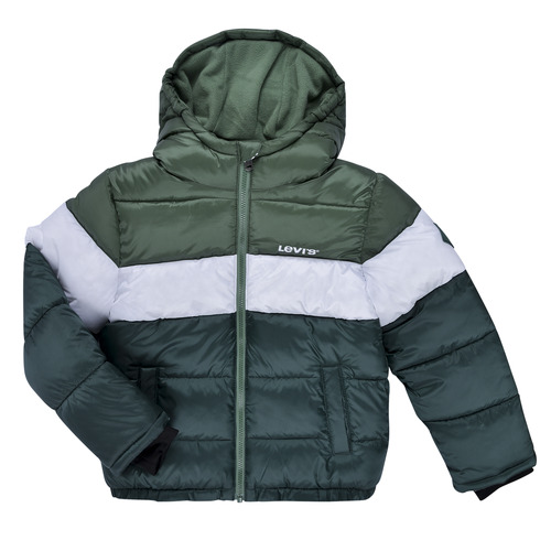 Odjeća Dječak
 Pernate jakne Levi's LVB BOY'S COLOR BLOCK PUFFER Zelena / Bijela