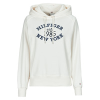 Odjeća Žene
 Sportske majice Tommy Hilfiger MDRN REG VARSITY HOODIE Bijela