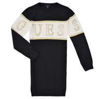 Odjeća Djevojčica Kratke haljine Guess SWEATER DRESS Crna