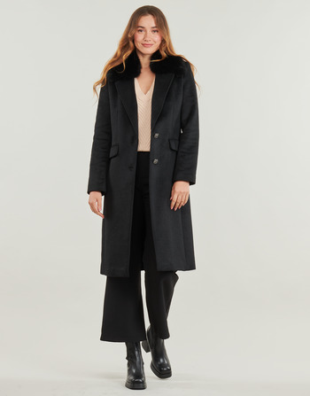 Odjeća Žene
 Kaputi Guess NANCY FIT COAT FAUX FUR COLLAR Crna