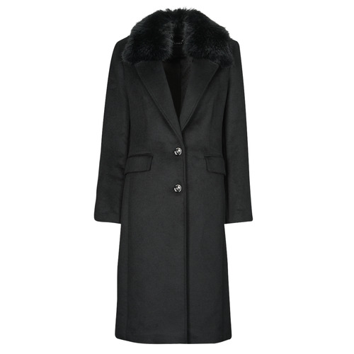 Odjeća Žene
 Kaputi Guess NANCY FIT COAT FAUX FUR COLLAR Crna