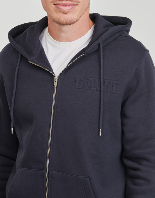 Gant EMBOSSED FULL-ZIP HOODIE         