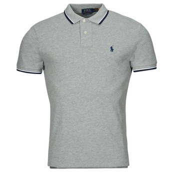 Odjeća Muškarci
 Polo majice kratkih rukava Polo Ralph Lauren POLO COUPE DROITE EN COTON BASIC MESH COL FANTAISIE Siva / Raznobojno tkanje / Andover