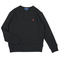 Odjeća Djeca Sportske majice Polo Ralph Lauren LS CN-TOPS-KNIT Crna