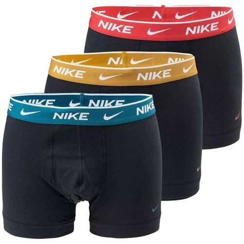 Donje rublje Muškarci
 Bokserice Nike 0000ke1008-c4r black boxer pack Crna