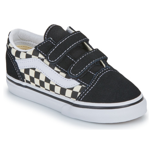 Obuća Djeca Niske tenisice Vans TD Old Skool V Crna / Bijela