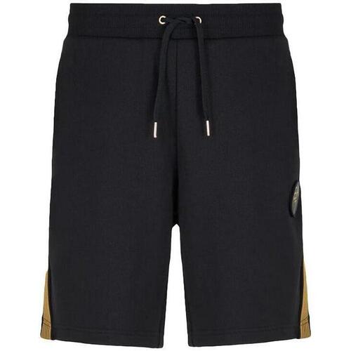 Odjeća Muškarci
 Bermude i kratke hlače Ea7 Emporio Armani World Of Football Bermuda Shorts - Black Crna