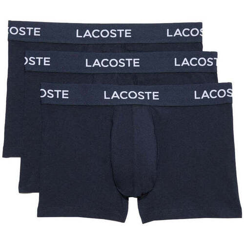 Donje rublje Muškarci
 Bokserice Lacoste 3 Pack Cotton Stretch Trunks Navy Plava