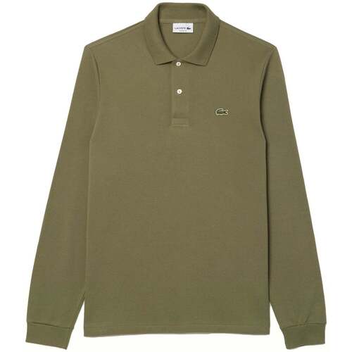 Odjeća Muškarci
 Majice / Polo majice Lacoste Classic Fit Long Sleeve Polo Shirt Khaki Green Zelena