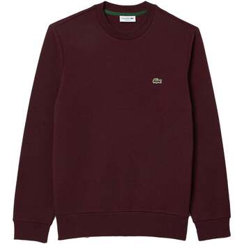 Odjeća Muškarci
 Sportske majice Lacoste Fleece Crew Sweatshirt Bordeaux Red