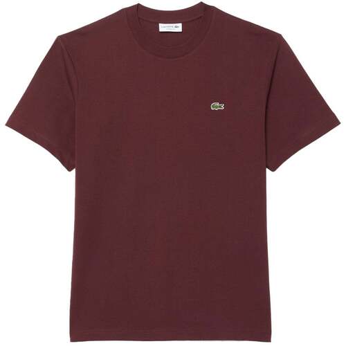 Odjeća Muškarci
 Majice / Polo majice Lacoste Classic Fit Cotton T-Shirt Bordeaux Red