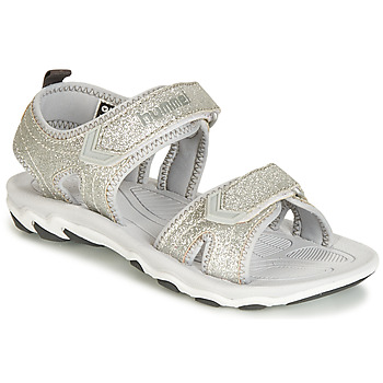 Obuća Djeca Sportske sandale hummel SANDAL GLITTER JR Srebrna