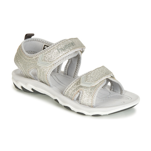 Obuća Djeca Sportske sandale hummel SANDAL GLITTER JR Srebrna