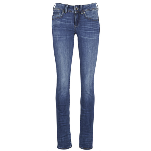 Vêtements Femme Jeans droit G-Star Raw MIDGE SADDLE MID STRAIGHT Bleu