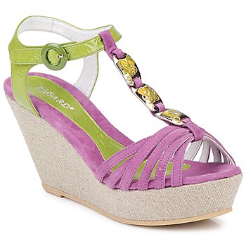 Chaussures Femme Sandales et Nu-pieds Regard RAFAZA Violine / Vert