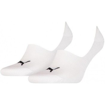 Sous-vêtements Homme Chaussettes Puma 2 paires d'Invisibles Mixte FOOTIES Blanc