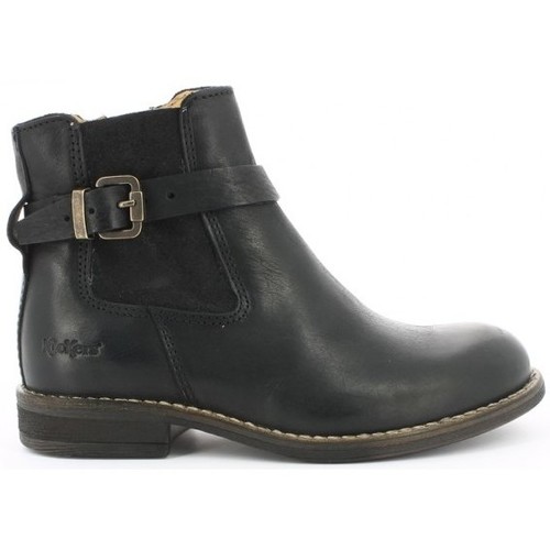 Chaussures Fille Boots Kickers Bottine Smackus Noir