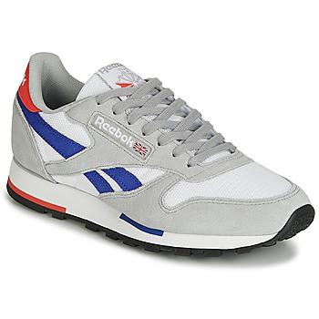 Chaussures Baskets basses Reebok Classic CL LEATHER MU Gris / bleu