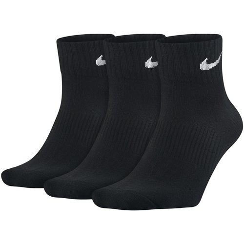 Sous-vêtements Homme Chaussettes Nike Chaussettes Ankle 3 Paires Noir