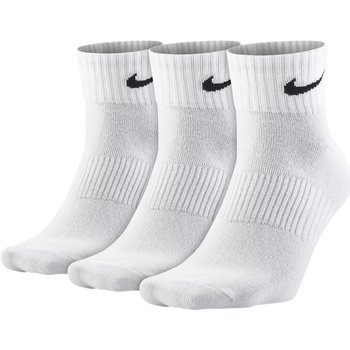 Sous-vêtements Homme Chaussettes Nike Chaussettes Ankle 3 Paires Blanc