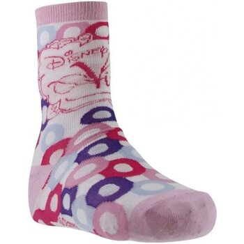 Sous-vêtements Fille Chaussettes Disney Chaussettes Fille Coton VIOLETTA Blanc Rose Rose