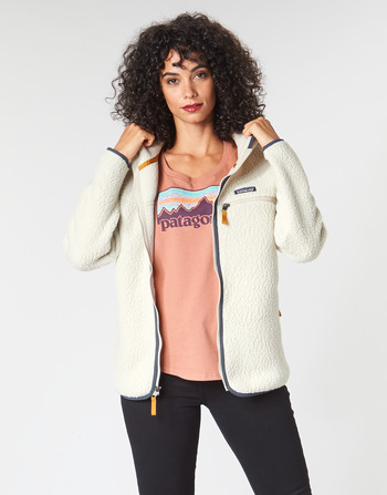 Vêtements Femme Polaires Patagonia W'S RETRO PILE HOODY Blanc