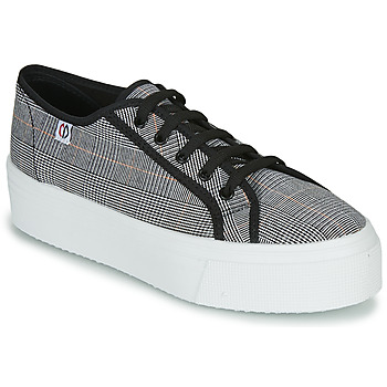 Chaussures Femme Baskets basses Yurban SUPERTELA Noir / Blanc