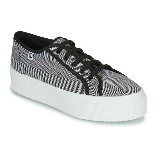 Chaussures Femme Baskets basses Yurban SUPERTELA Noir / Blanc