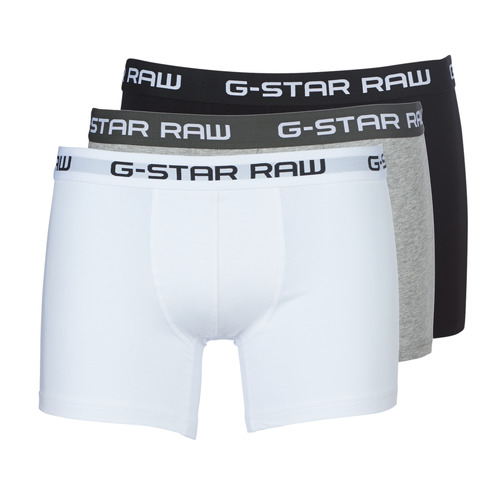 G-Star Raw CLASSIC TRUNK 3 PACK Noir / Gris / Blanc