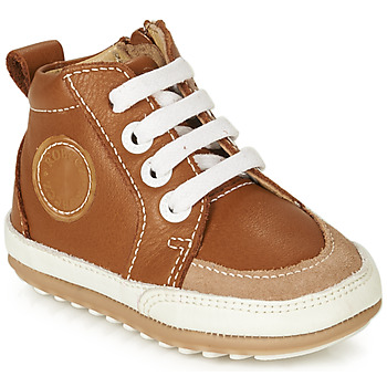 Chaussures Enfant Baskets montantes Robeez MIGO Cognac