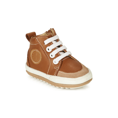 Chaussures Enfant Baskets montantes Robeez MIGO Cognac